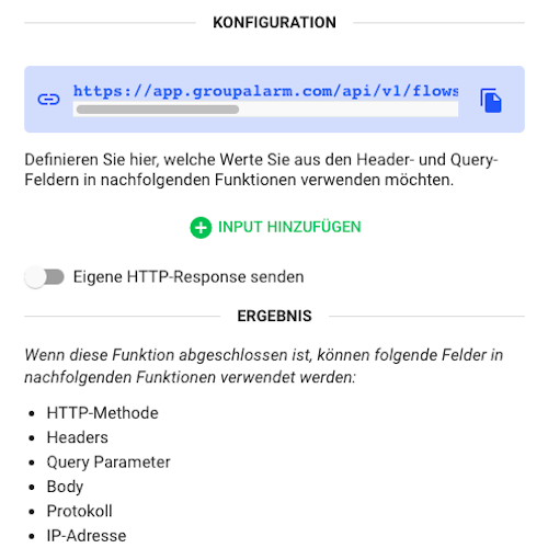 Alarm per Tag an Unterorganisationen
