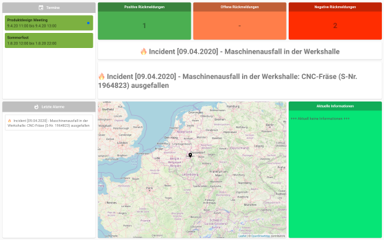 Bild GroupAlarm - Alarm display for all incident information