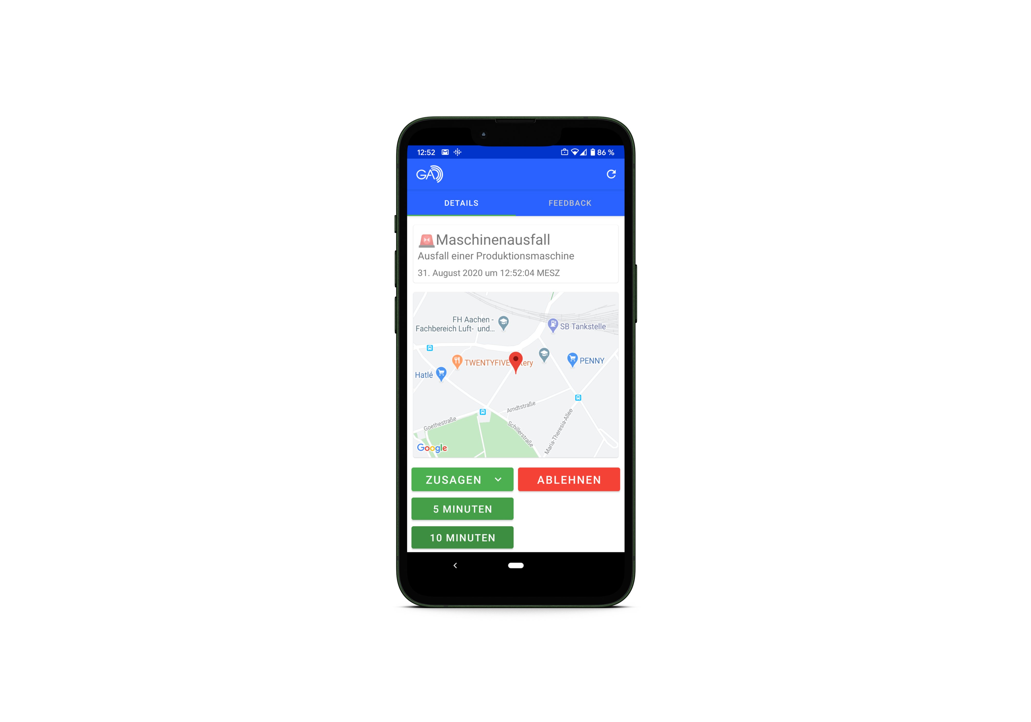 GroupAlarm Screenshot